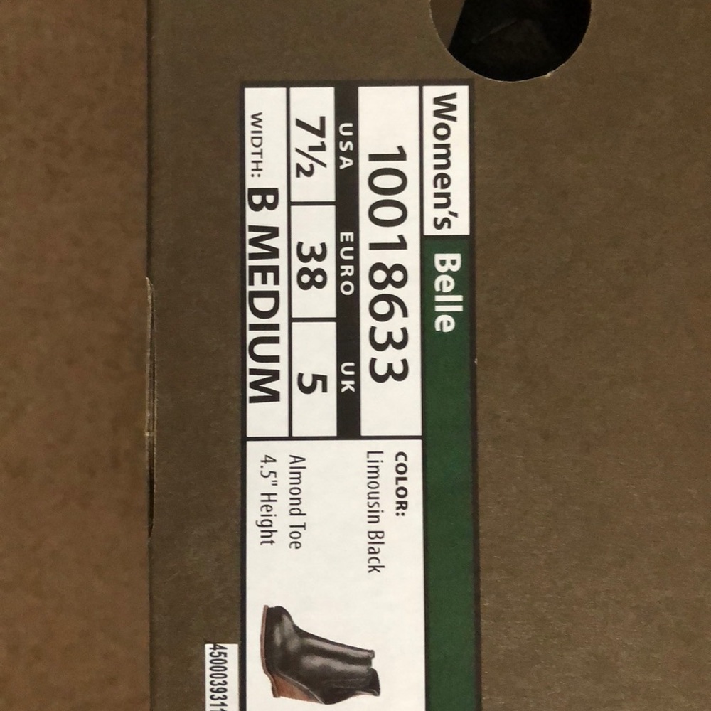 Ariat black wedge bootie